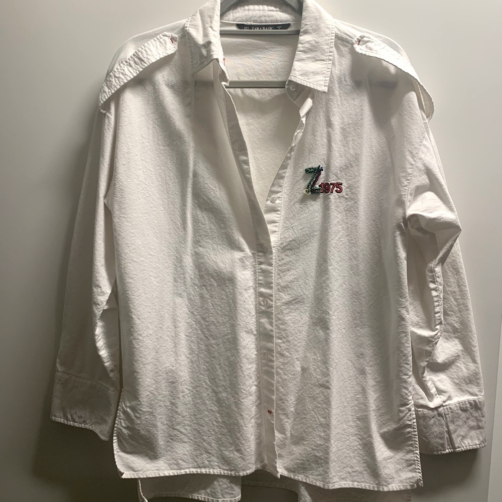 Zara button up